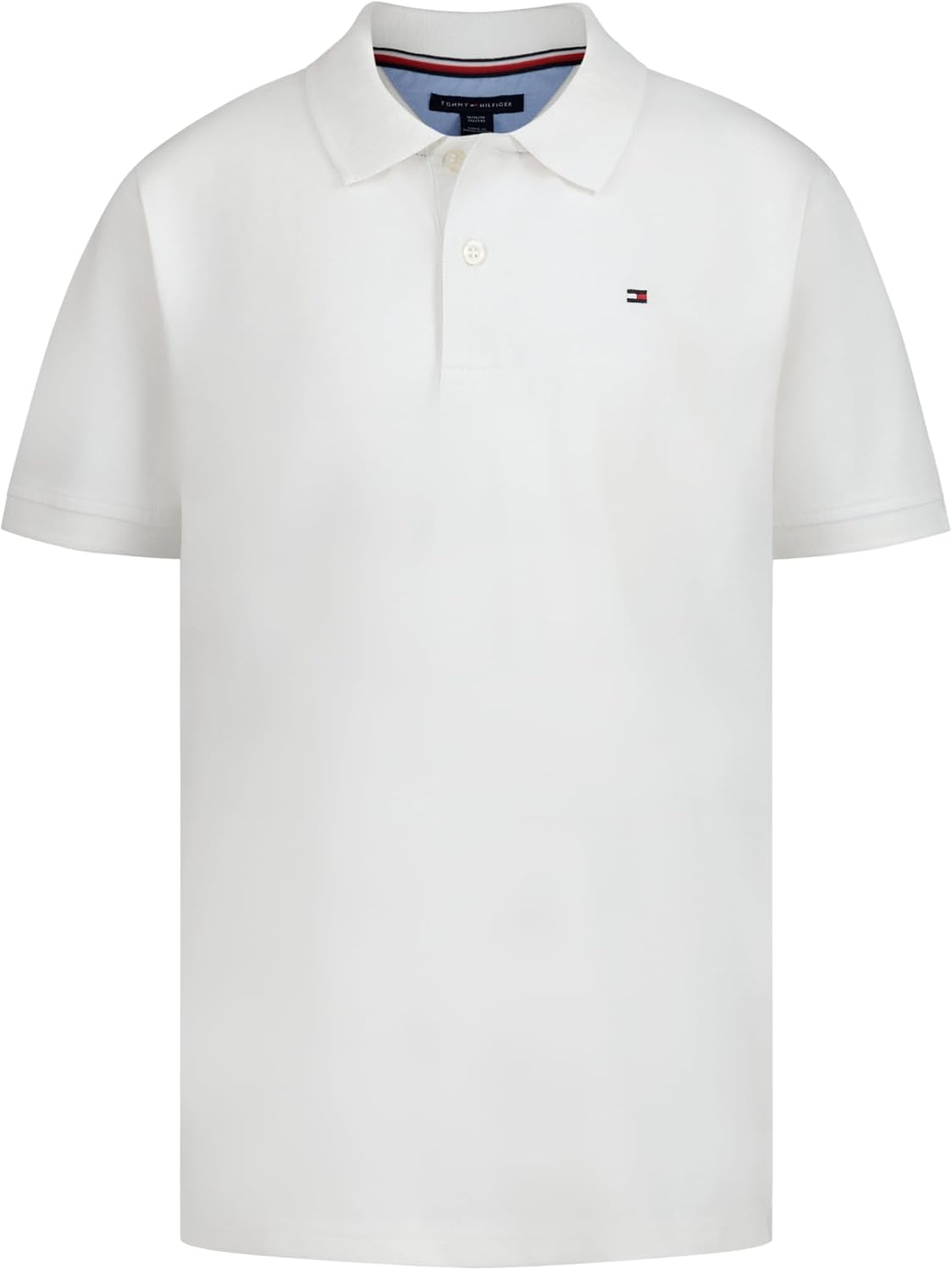 Tommy Hilfiger Boys' Short Sleeve Polo Shirt – Soft Pique Fabric
