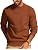 Men's Waffle Knit Crewneck Sweater Textured Pullover