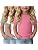 3-Pack Baby Girls Ribbed Cotton Blend T-Shirts