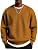 Men's Lightweight Crewneck Sweatshirt with Geometric Texture