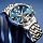 OLEVS Men's Automatic Skeleton Luxury Diamond Watch Stainless Steel