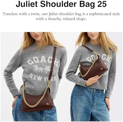 Coach Juliet Women's Leather Shoulder Bag 25