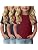 3-Pack Baby Girls Ribbed Cotton Blend T-Shirts