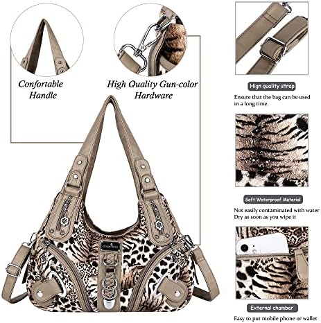 Angelkiss Large Women's Hobo Satchel Shoulder Bag