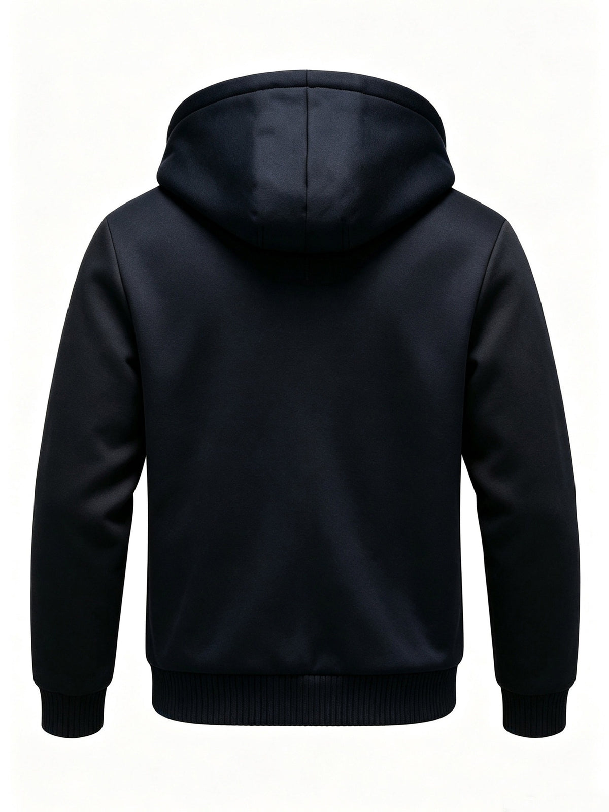 Men's Fleece Hooded Sweatshirt Jacket for Autumn Winter