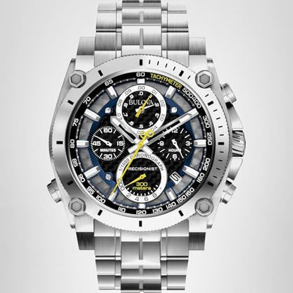 Bulova Men's Icon Quartz Chronograph Watch with Curved Crystal