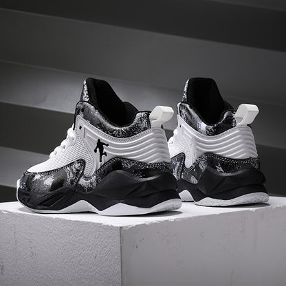 Men's Low-Top Basketball Sneakers | Comfortable Durable Lace-Up Shoes
