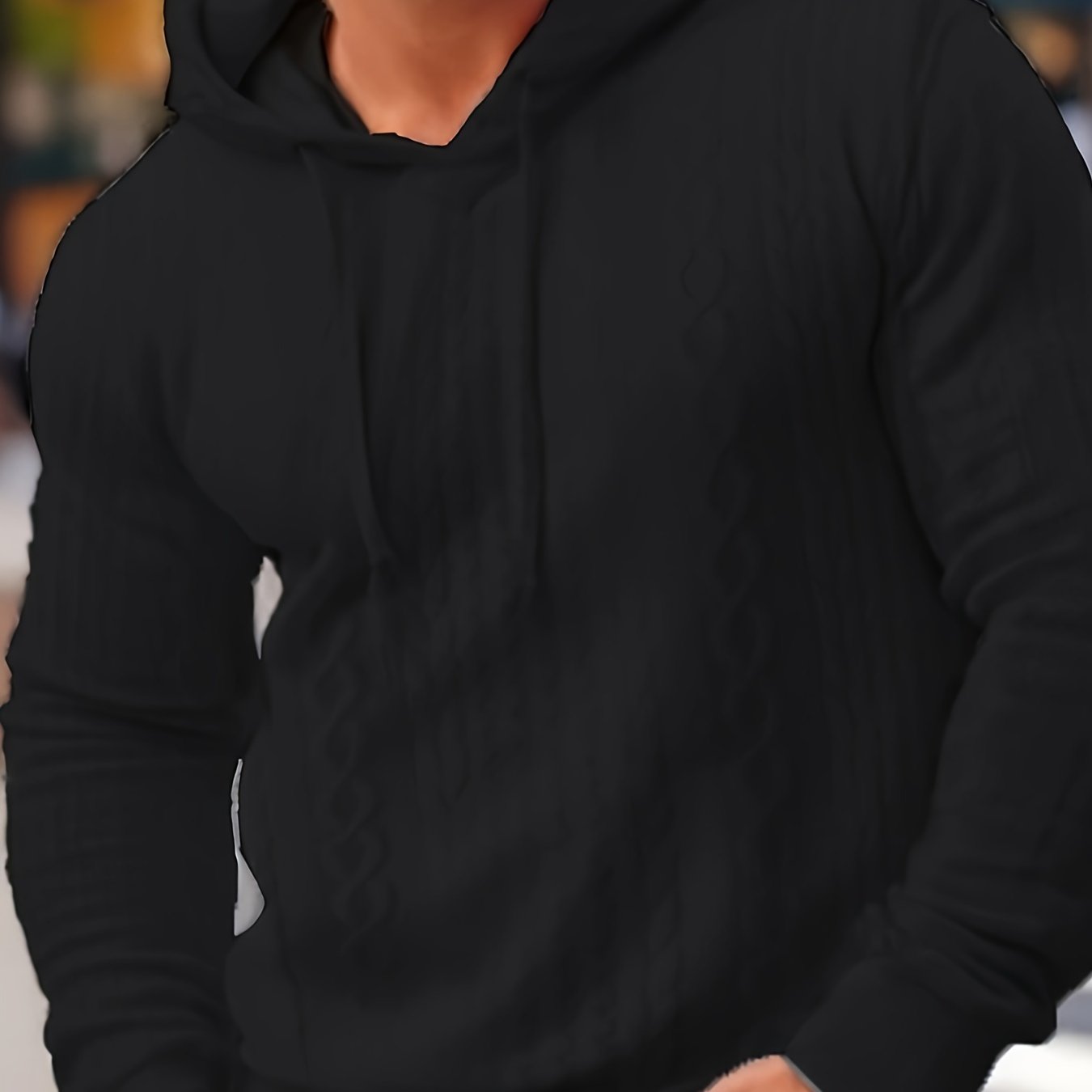 Cool Hoodies For Men, Men's Casual Solid Hooded Sweatshirt Streetwear For Winter Fall, As Gifts