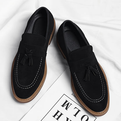 Men's Vintage Tassel Loafers - Casual Business Dress Shoes