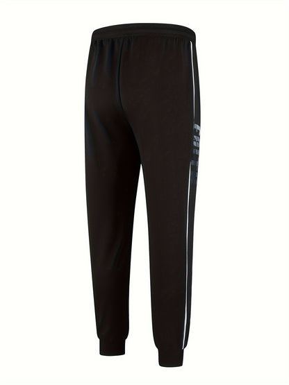 Classic Men's Athletic 2Pcs Tracksuit Set Casual Full-Zip Sweatsuits Long Sleeve Jacket And Jogging Pants Set For Gym Workout Running