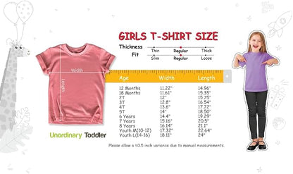 Girls Unicorn Birthday Shirt Toddler Party Tee 1-7 Years