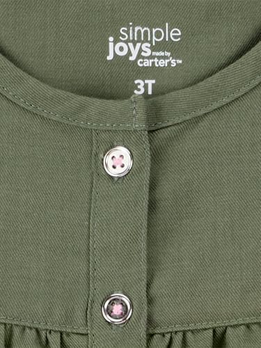 Simple Joys Girls 4-Piece Playwear Set - Soft & Versatile