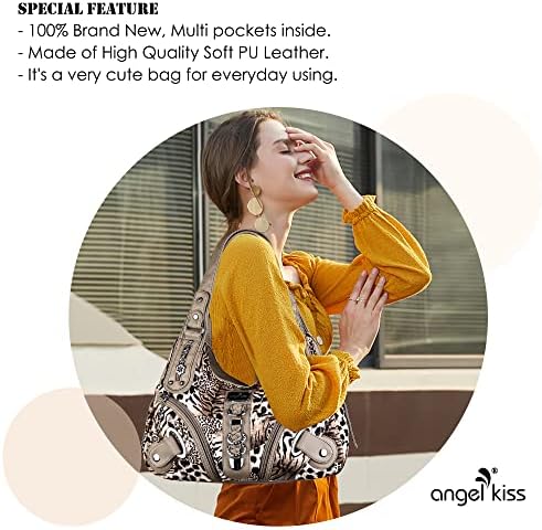 Angelkiss Large Women's Hobo Satchel Shoulder Bag