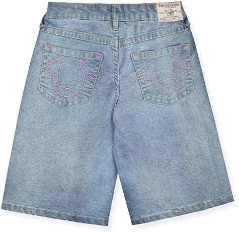 Girls Denim Shorts and Graphic Tee Set for Summer