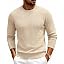 Men's Casual Crewneck Pullover Knit Sweater