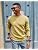 Men's Waffle Knit Crewneck Sweater Textured Pullover