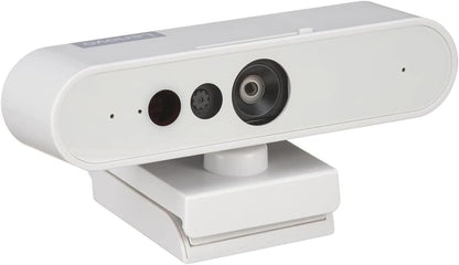Lenovo HD 1080P Webcam (300 FHD) - Monitor Camera with 95° Wide Angle, 360° Rotation Pan & Tilt, Dual Microphones – Attachable Desktop Cam with Privacy Shutter for Remote Work, Streaming & Gaming
