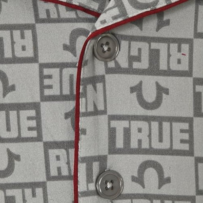 True Religion Boys 2-Piece Pajama Set with Button Front Top
