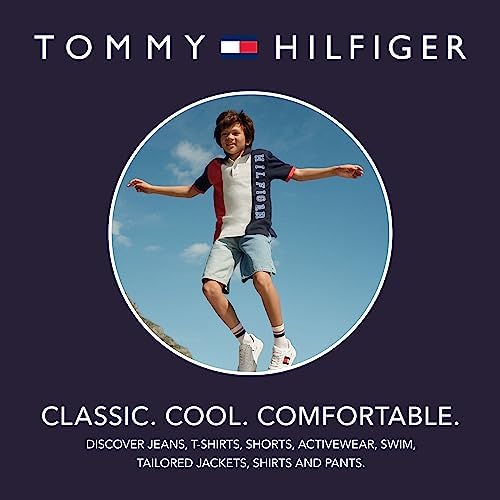 Tommy Hilfiger Boys' Short Sleeve Polo Shirt – Soft Pique Fabric