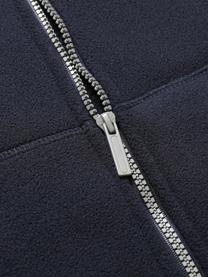 Men's Casual Warm Padded Jacket with Hood, Men's Zip-Up Padded Coat with Pockets for Winter Wear