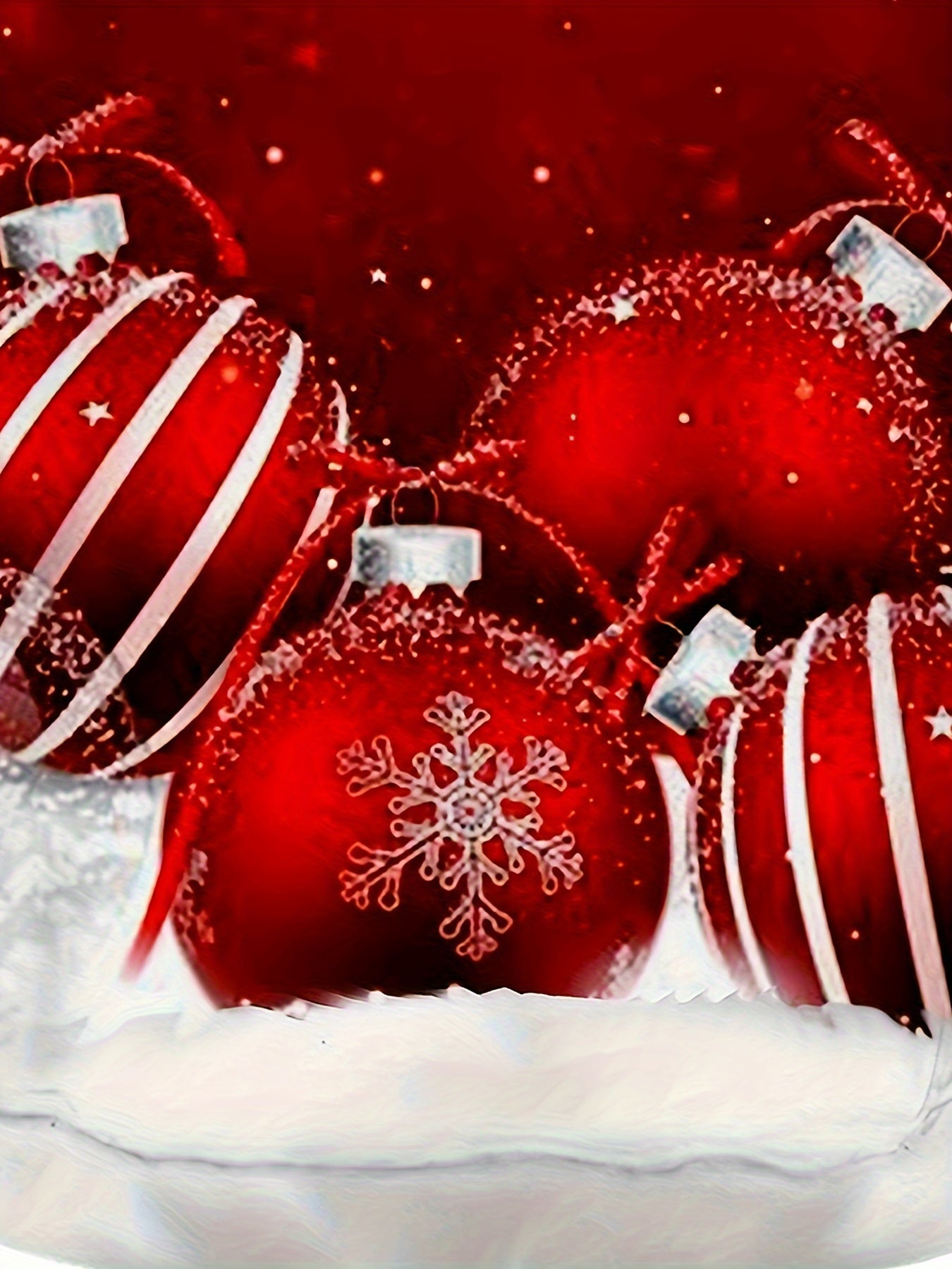 Plus Size Men's Funny Christmas Hoodie- Festive Santa Claus& Snowflake Print, Red& White Holiday Sweatshirt with Pockets, Casual Long Sleeve Pullover for Fall& Winter, Perfect Christmas Gift, Christmas Clothes, PLUS SIZE