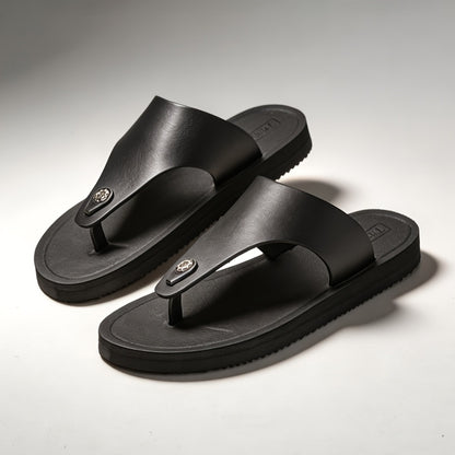 Men's Casual Non-Slip Flip-Flops with Shock-Absorbing Sole