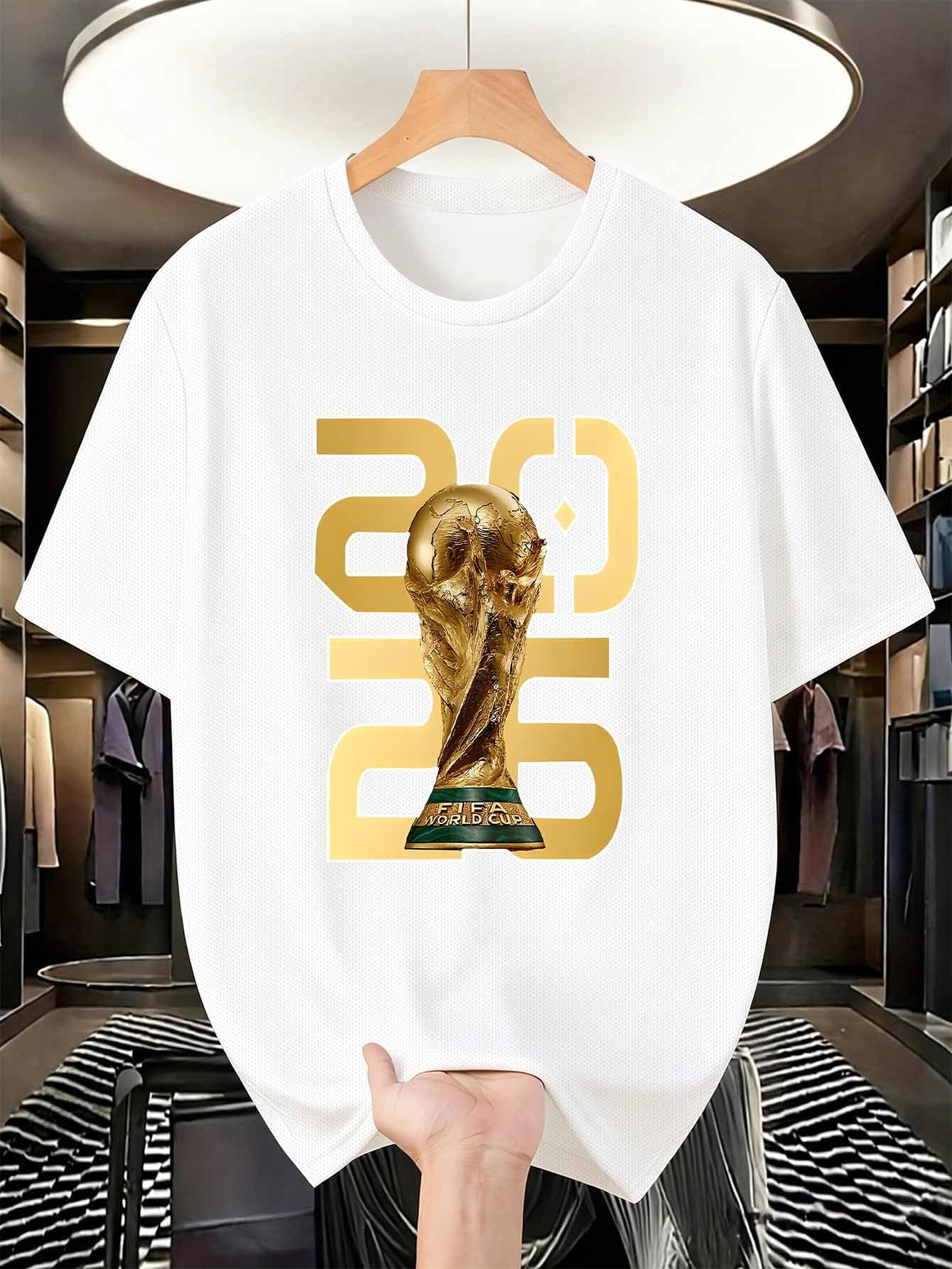 Men's FIFA World Cup 2026 Mesh T-Shirt Casual Sporty Style