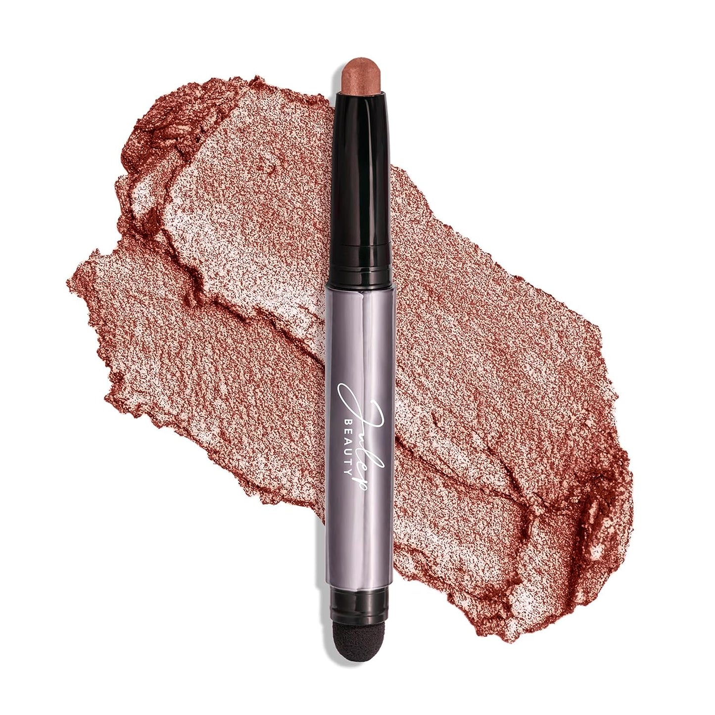 Julep Eyeshadow 101 Crème-To-Powder Waterproof Shadow Stick – Champagne Shimmer – Long-Lasting, Crease-Proof, Medium Golden-Beige Shimmer Cream Eyeshadow with Built-In Smudger