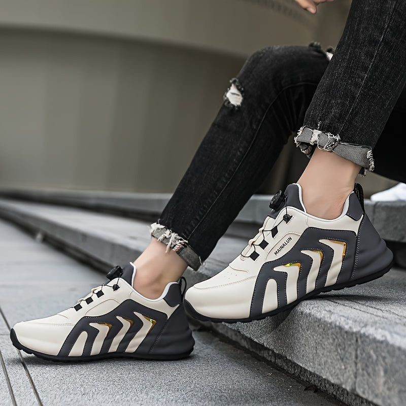 Men's Casual Lightweight Athletic Shoes with Rotary Design