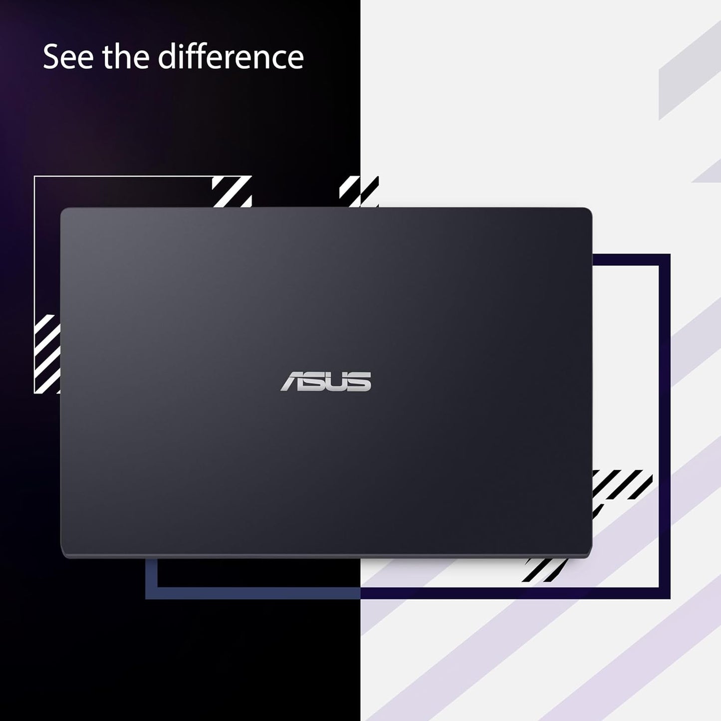ASUS 15.6” Vivobook Go Slim Laptop, Intel Dual Core N4500, 4GB RAM, 128GB SSD, Windows 11, Star Black, L510KA-ES04