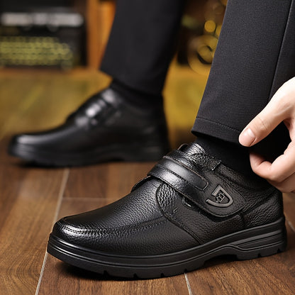 Men's Breathable Vintage Casual Slip-On Leather Shoes