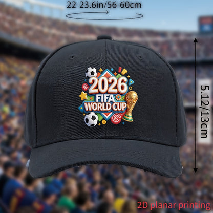 Unisex FIFA 2026 Baseball Cap – Lightweight Adjustable Sun Hat