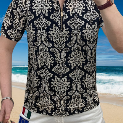 Men's Short Sleeve Shirt, Short Sleeve T-Shirt, Men's Summer Top, Men's Clothing - ayq