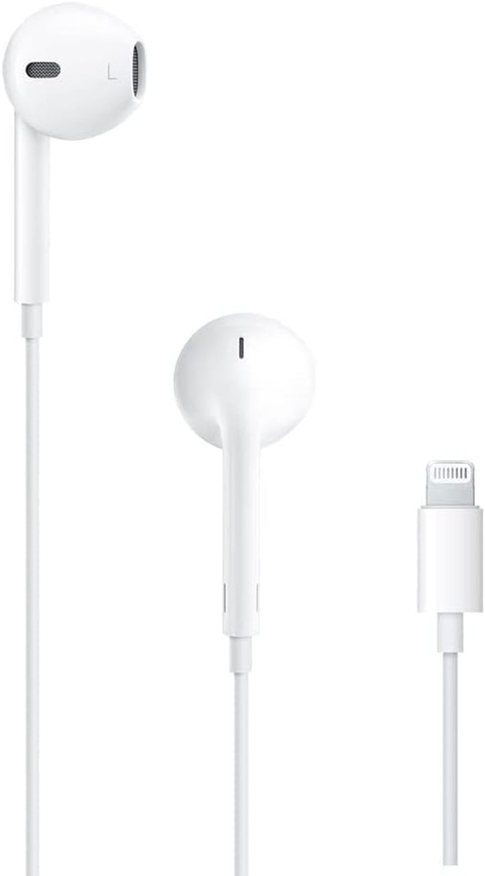 Apple Earpods Headphones with Lightning Connector, Wired Ear Buds for Iphone with Built-In Remote to Control Music, Phone Calls, and Volume