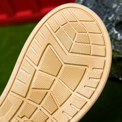Men's Casual Fabric Flip Flops Non-Slip Rubber Sole Sandals