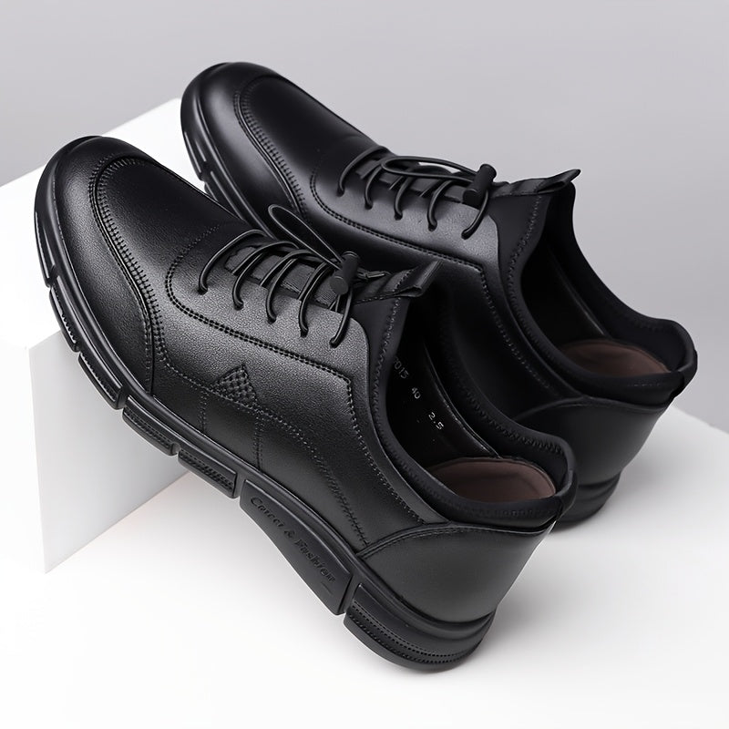Men'S Stylish Business Casual Shoes with Lightweight, Soft Soles, Shock Absorption, And Comfortable, Non-Slip Design - ayq