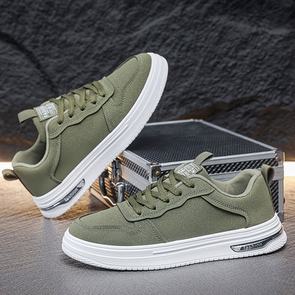 Men's Vintage-Inspired Casual Footwear - Breathable, Non-Slip Sole Low-Top Skate Shoes for All Seasons