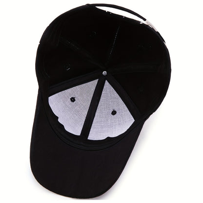 Graffiti Print Simple Baseball Cap Trendy Solid Color Hip Hop Dad Hat Unisex Lightweight Couple Sun Hats For Women Men