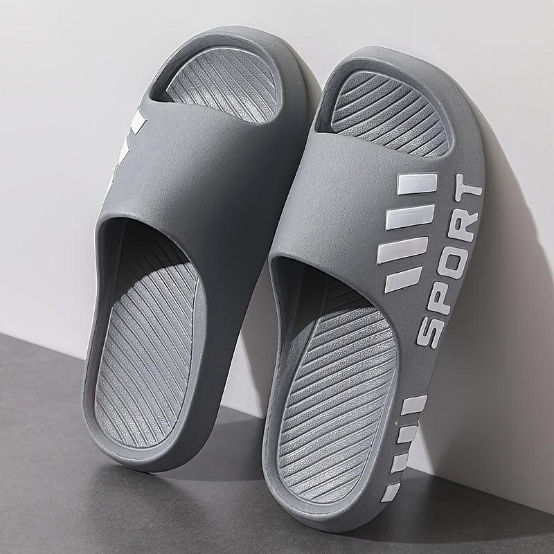 Men'S Casual Summer EVA Slippers | Non-Slip, Durable Sole, Comfortable Slide-On Design, Suitable for Outdoor, Indoor, and Bathroom Use, Unisex - ayq