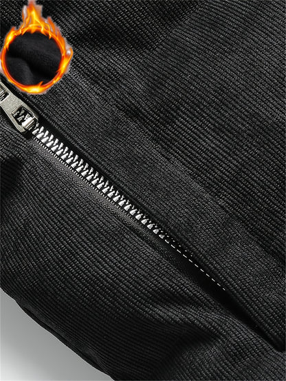 Men'S Heavyweight Winter Jacket - Thermal Insulated Cold Weather Coat with Full-Zip Closure, Fleece & Stand Collar - Brown - Casual Outerwear for, Thick, Thick Winter Jacket For Men, Winter Jacket For Men, Winter Coat For Men