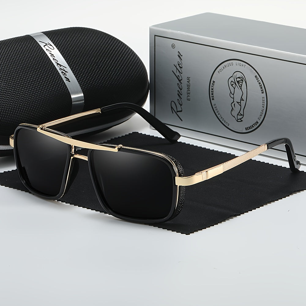 Men's Polarized Stainless Steel Sunglasses with TAC Lenses