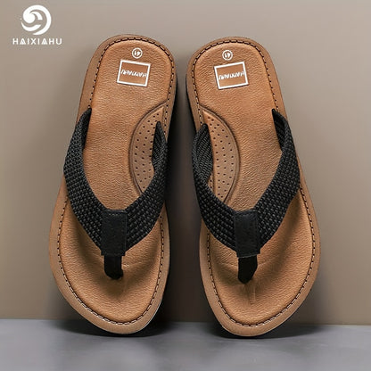 Men's Breathable Fabric Slip-On Sandals Lightweight EVA Sole