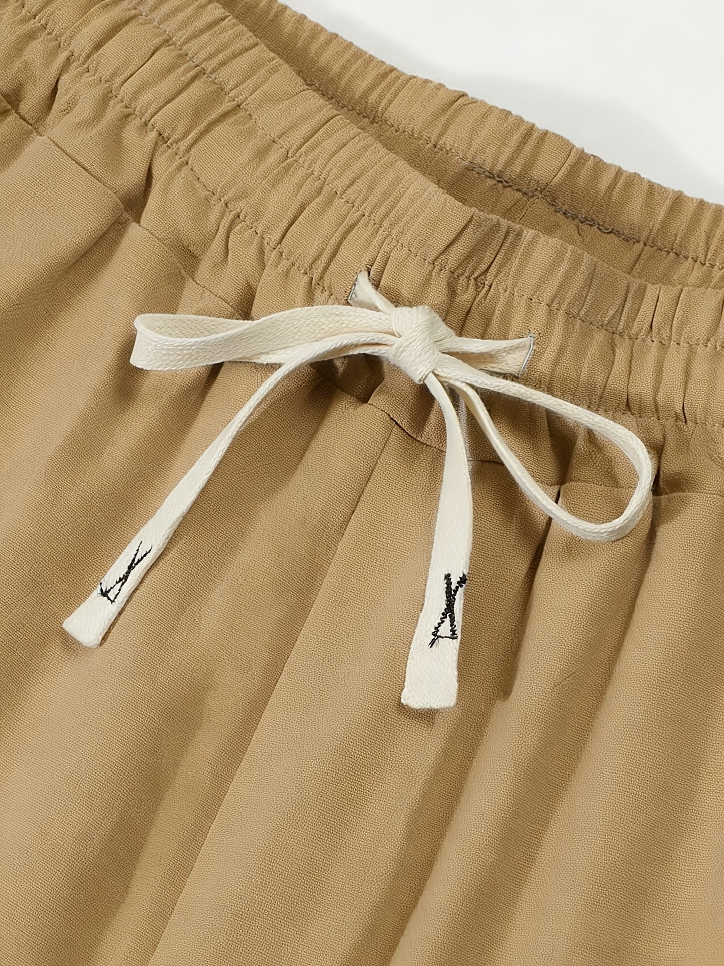 Men's Casual Cotton Polo Shirt and Shorts Set for Spring/Fall