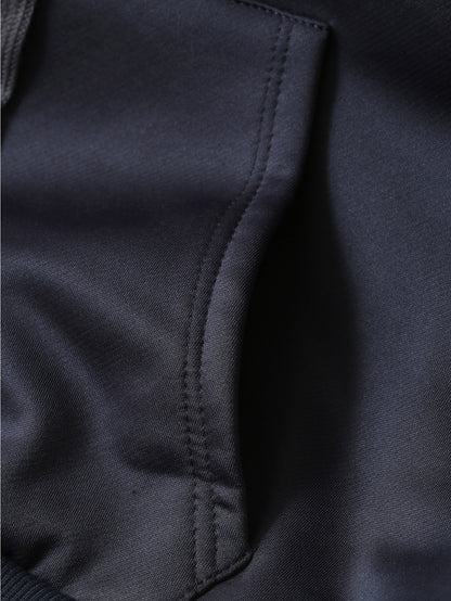 Women'S Plush Fleece-Lined Hooded Sweatshirt with Bear Print & Zipper Closure - Cozy Winter Warmth, / Color Block Design, Soft Fleece Fabric, Casual Pullover for Fall & Winter, Autumn Winter Apparel | Hooded Sweatshirt | Zipp