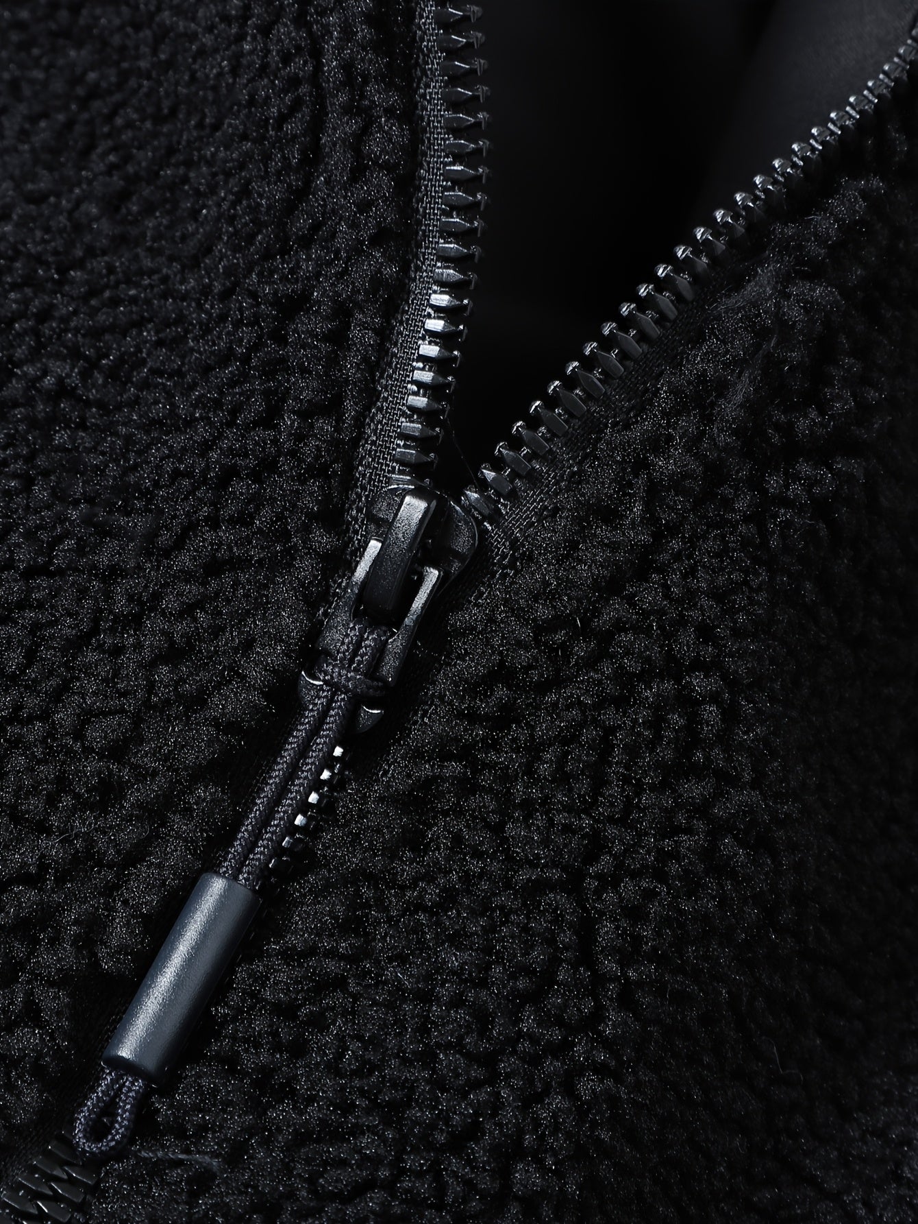 Men'S Heavyweight Fleece Jacket - Thermal Winter Coat with Stand Collar, Zipper Closure, Front Pockets - Brown/ - Cold Weather Outerwear for Everyday & Formal, Winter Jacket, Casual Outerwear, Durable Polyester, Seasonal Fash