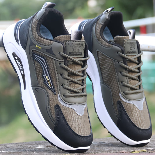 Men's Lightweight Casual Shoes with Soft Rubber Sole