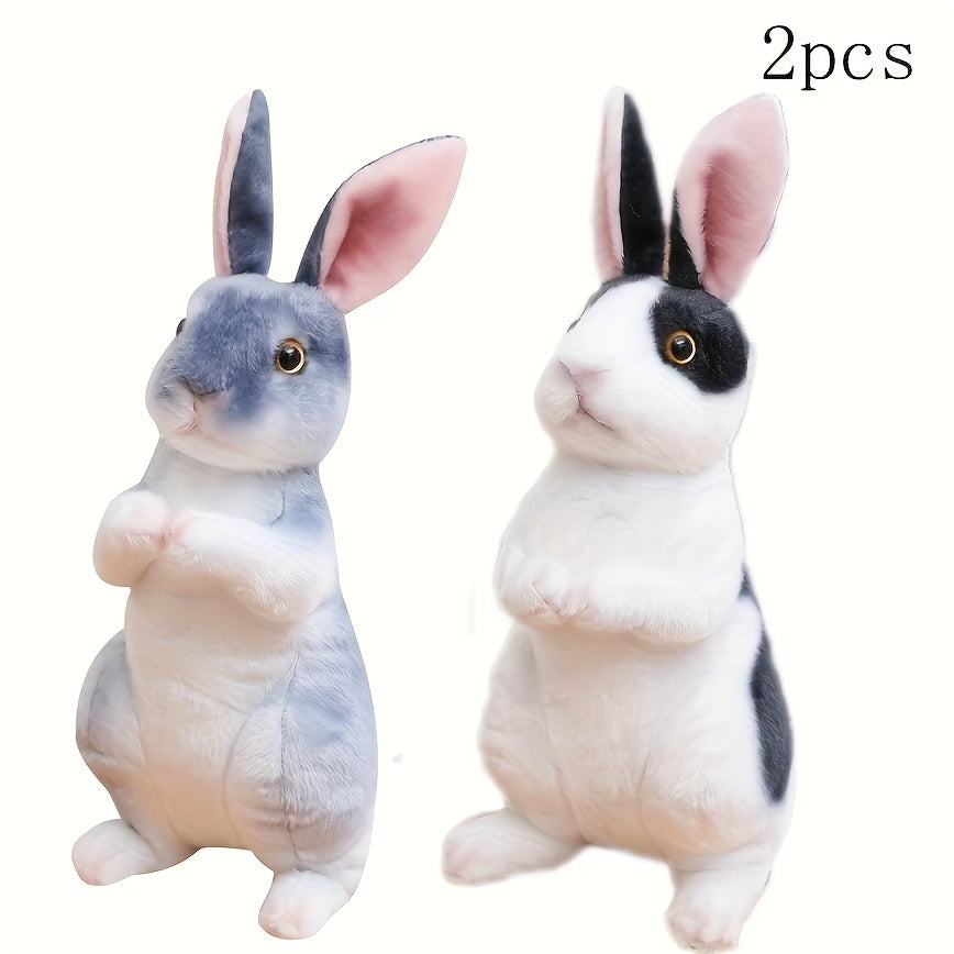 Toy Figure Doll: Lifelike Rabbit Plush Toy, Adorable Rabbit Plush Animal, Perfect for Video Game Fans, Birthday Gifts, and Easter Decorations, Plush Figures