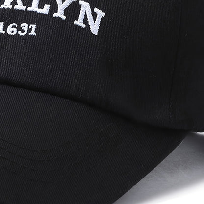 Embroidered BROOKLYN Baseball Caps - Adjustable Unisex 2-Pack