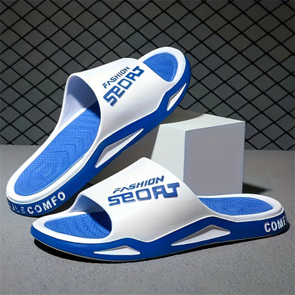 Plus-Size Minimalist Wide Fit EVA Slip-On Casual Slippers
