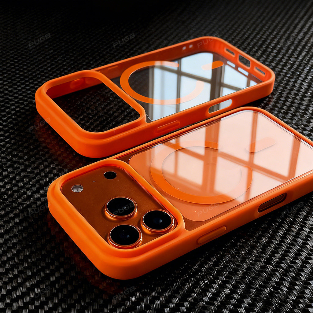 Clear Magnetic Wireless Charging Phone Case for iPhone 18 Pro Max
